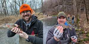 shags & trevor trout fishing