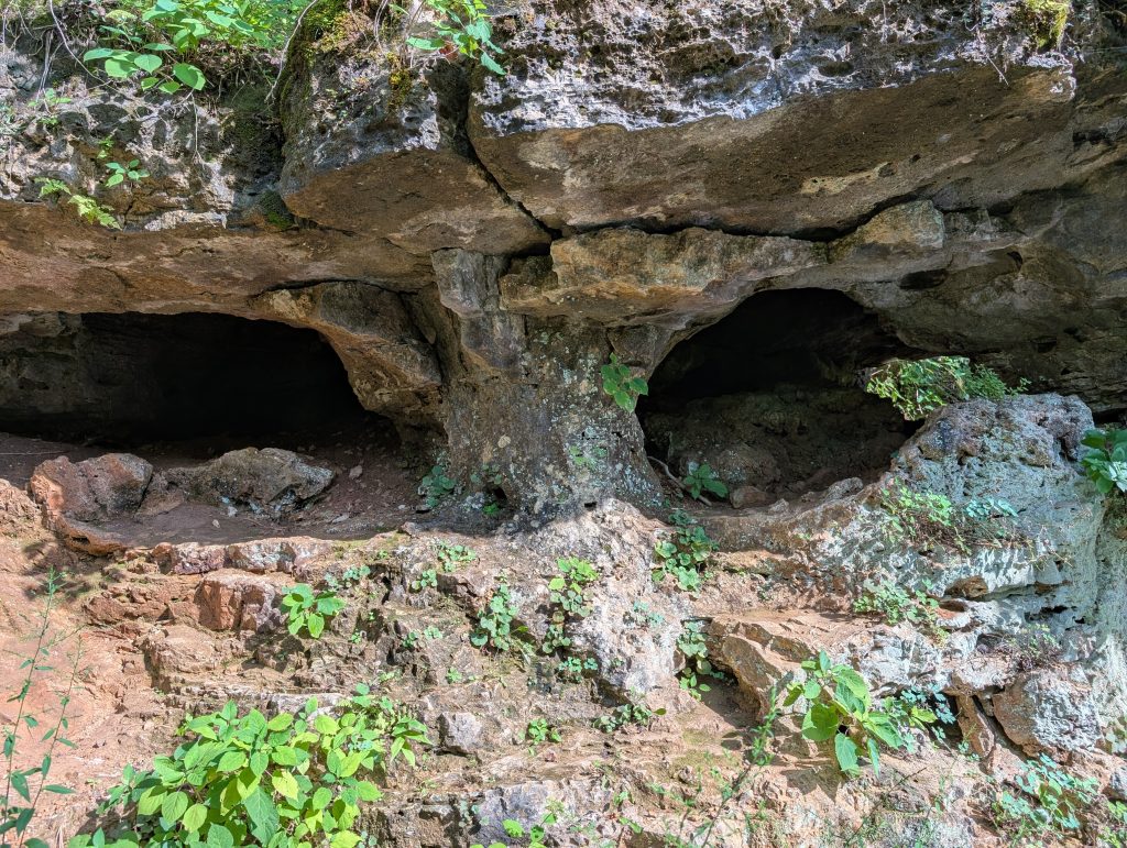 tiny caves at alley spring
