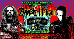 rob zombie tour 2026 hero graphic